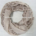 Hot selling Lady colorful style scarf Fashion Long Soft voile infinty scarf
